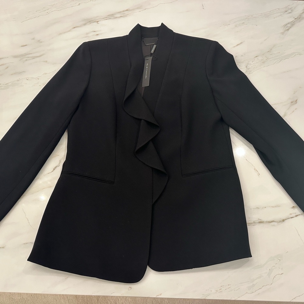 Elie Tahari Black Siyan jacket size 12